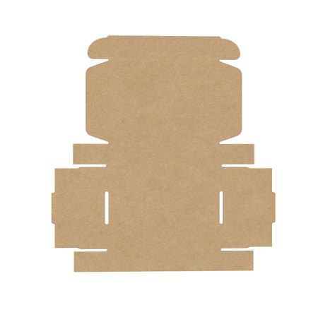 Короб самосборный с ушками 120*90*25 Бурый Е