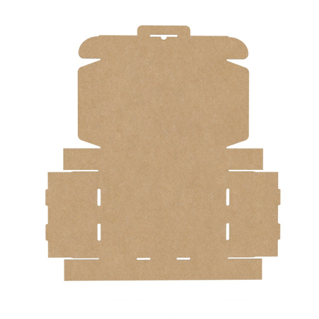 Короб самосборный с ушками 330*230*60 Бурый В