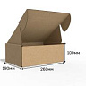Короб самосборный с ушками 260*190*100 Бурый В