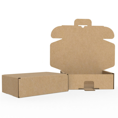 Короб самосборный с ушками 150*110*45 Бурый Е