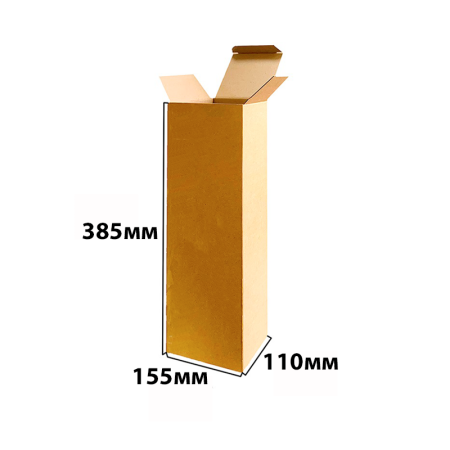 Коробка "ласточкин хвост" 155*110*385 Бурый МГК