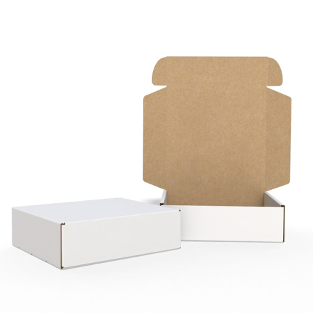 Короб самосбоный с ушками 450*300*130 Белый В