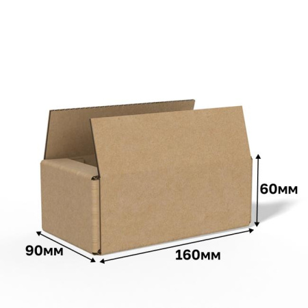 Гофрокороб 160*90*60 бурый В