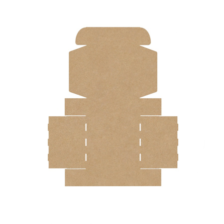 Короб самосборный с ушками 400*400*135 Белый В