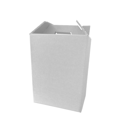 Коробка чемодан с разделителем под 6 бутылок для вина Белый