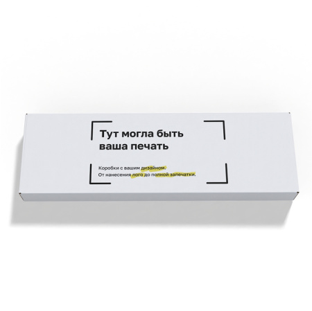 Короб самосборный с ушками 1320*411*114 Белый В