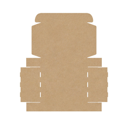 Короб самосборный с ушками 500*380*100 Белый В