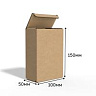 Короб самосборный 100*50*150 Бурый Е