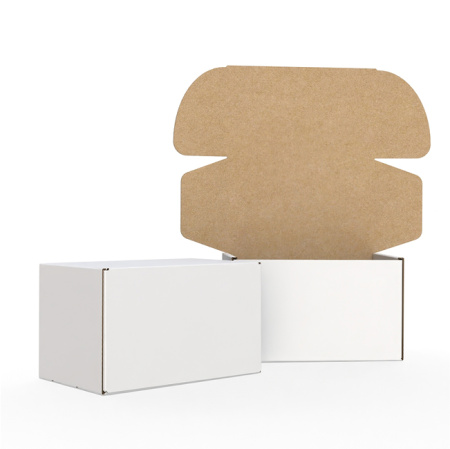 Короб самосборный с ушками 210*135*130 Белый Е