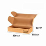 Короб самосборный с ушками 320*110*60 Бурый Е