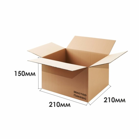 Гофрокороб 210*210*150 Бурый В