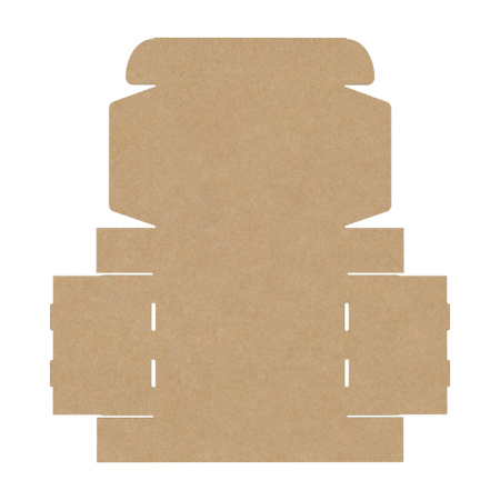 Короб самосборный с ушками 400*300*100 Белый В