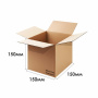 Гофрокороб 150*150*150 Бурый В