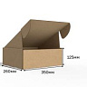Короб самосборный с ушками 350*260*125 Бурый В
