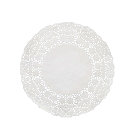 Ажурная бумажная салфетка d20 см 100 шт.