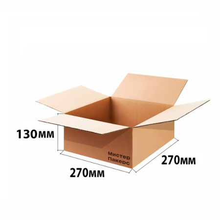 Гофрокороб 270*270*130 Бурый В