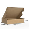 Короб самосбоный с ушками 360*300*70 Бурый В