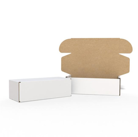 Короб самосборный с ушками 220*95*65 Белый Е