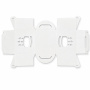 Коробка для торта с окном 350*350*310 Белая Е