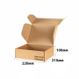 Короб самосборный с ушками 220*210*100 Бурый В