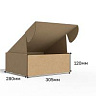 Короб самосборный с ушками 305*280*120 Бурый В